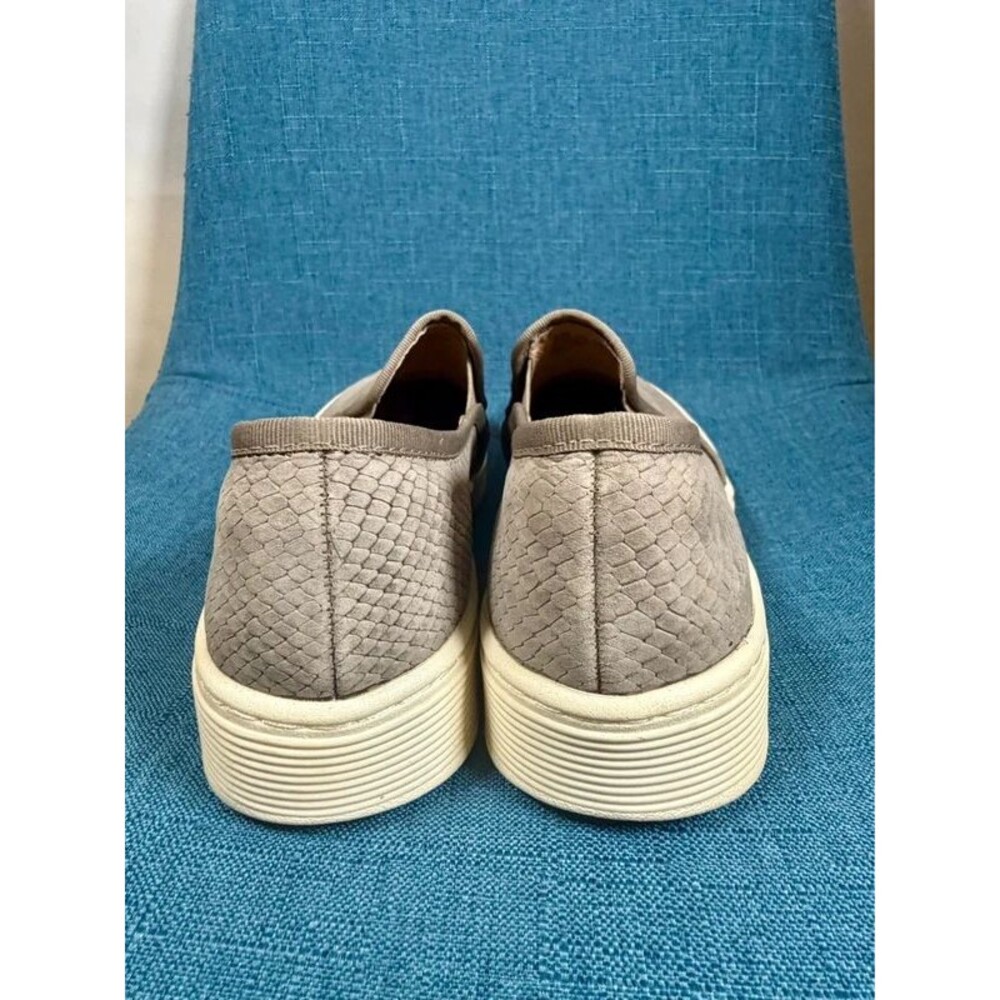 Söfft Somers Gray Snake Embossed Leather Slip-On Sneakers Women’s 8M - Picture 4 of 6